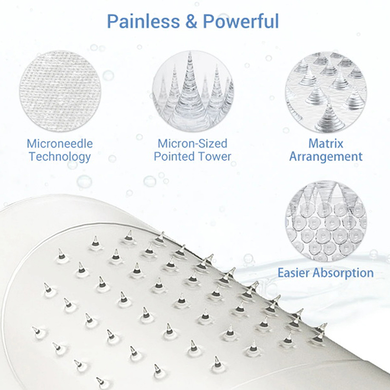 Microneedle Patch Eye - แผ่นมาส์กใต้ตาแบบไมโครนีดเดิล 1 คู่ ช่วยเติมความชุ่มชื้น ลดเลือนริ้วรอย จุดด่างดำ