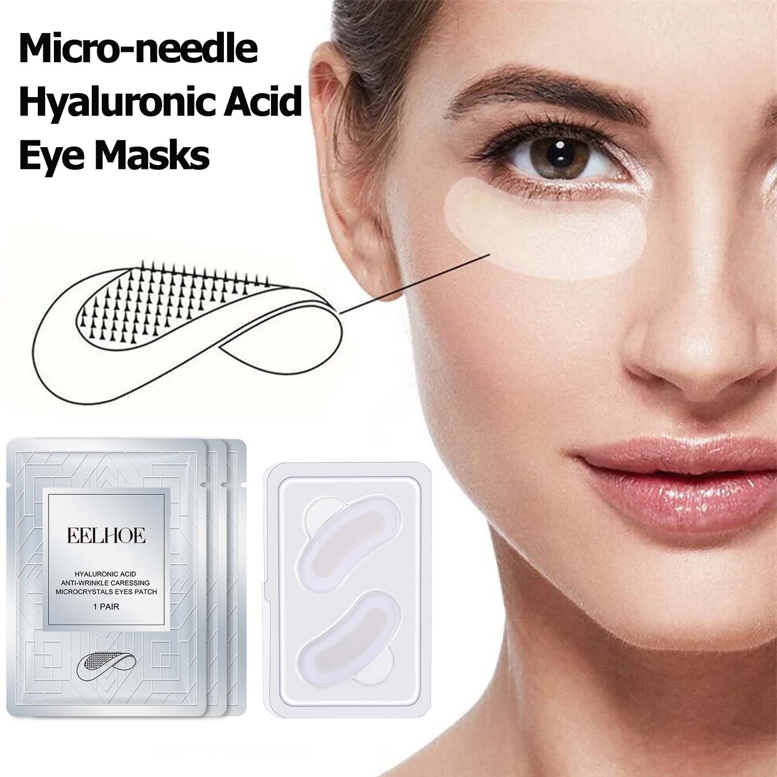 แผ่นแปะใต้ตาไมโคร-นีดเดิล ไฮยา - Microneedle Patch Eye บทวิจารณ์และราคา