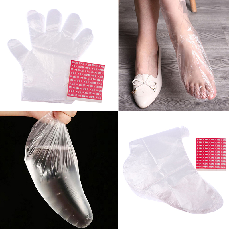 100 ชิ้น PE ที่ว่างเปล่าถุงมือ - Foot Mask Peeling บทวิจารณ์และราคา