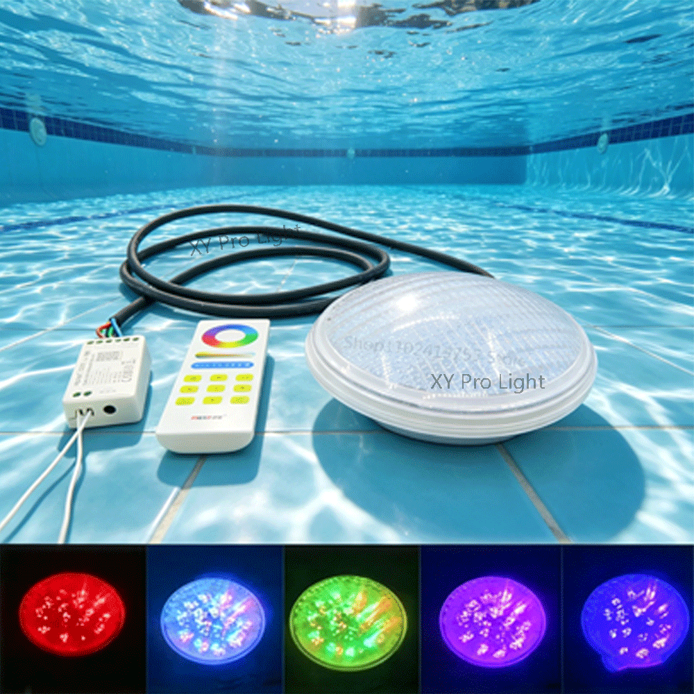 ไฟใต้น้ำ RGB 45W 36W 54W โคมไฟ - Xy Spa & Wellness Photos บทวิจารณ์และราคา