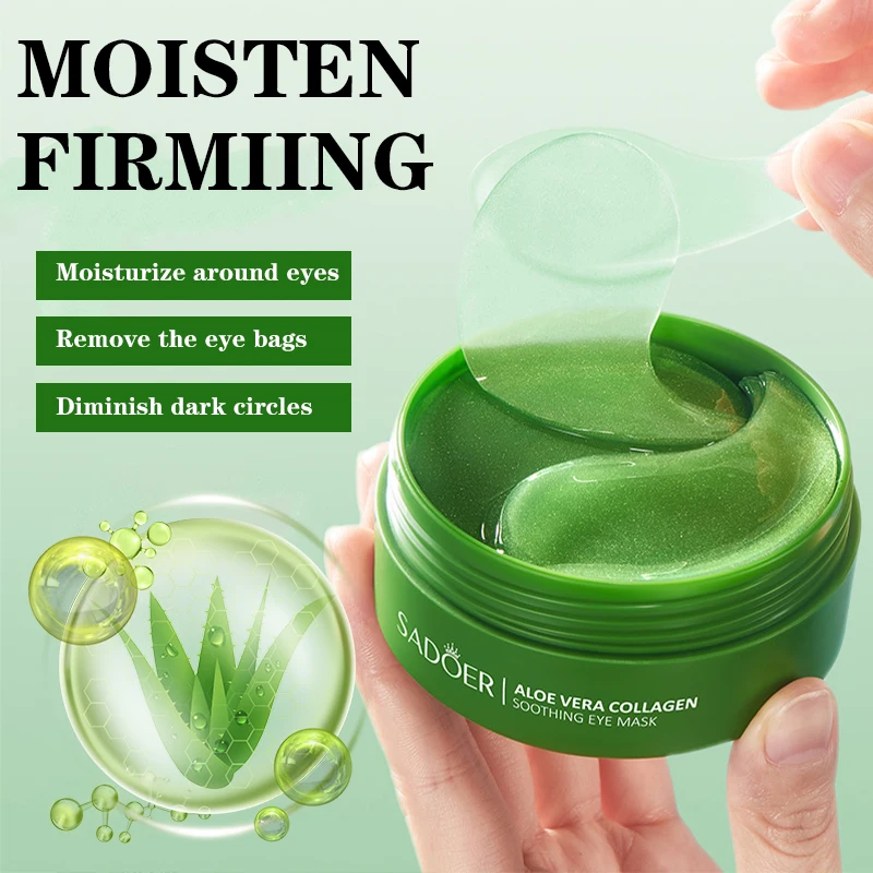 60pcs Aloe Vera Collagen Eye M - Microneedle Patch Eye บทวิจารณ์และราคา