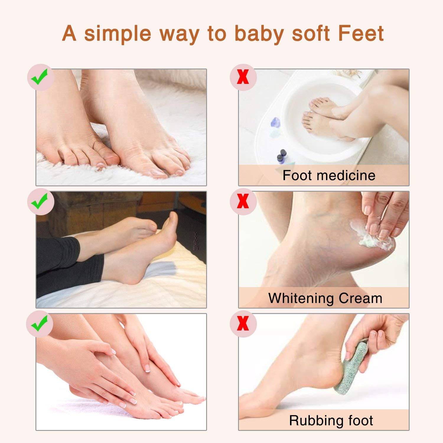 ถุงเท้าขัดผิว ขจัดหนังด้าน ขจั - Foot Mask Peeling บทวิจารณ์และราคา