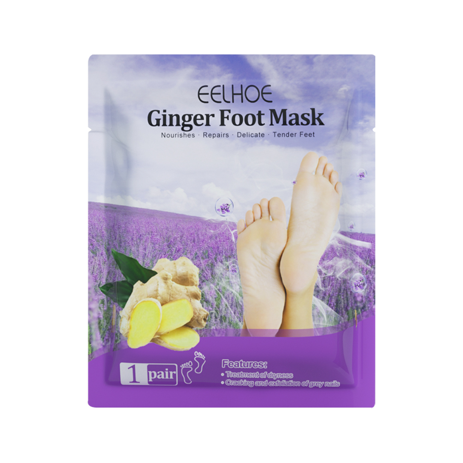 มาส์กเท้าขัดผิวลดผิวหนังที่ตาย - Foot Mask Peeling บทวิจารณ์และราคา