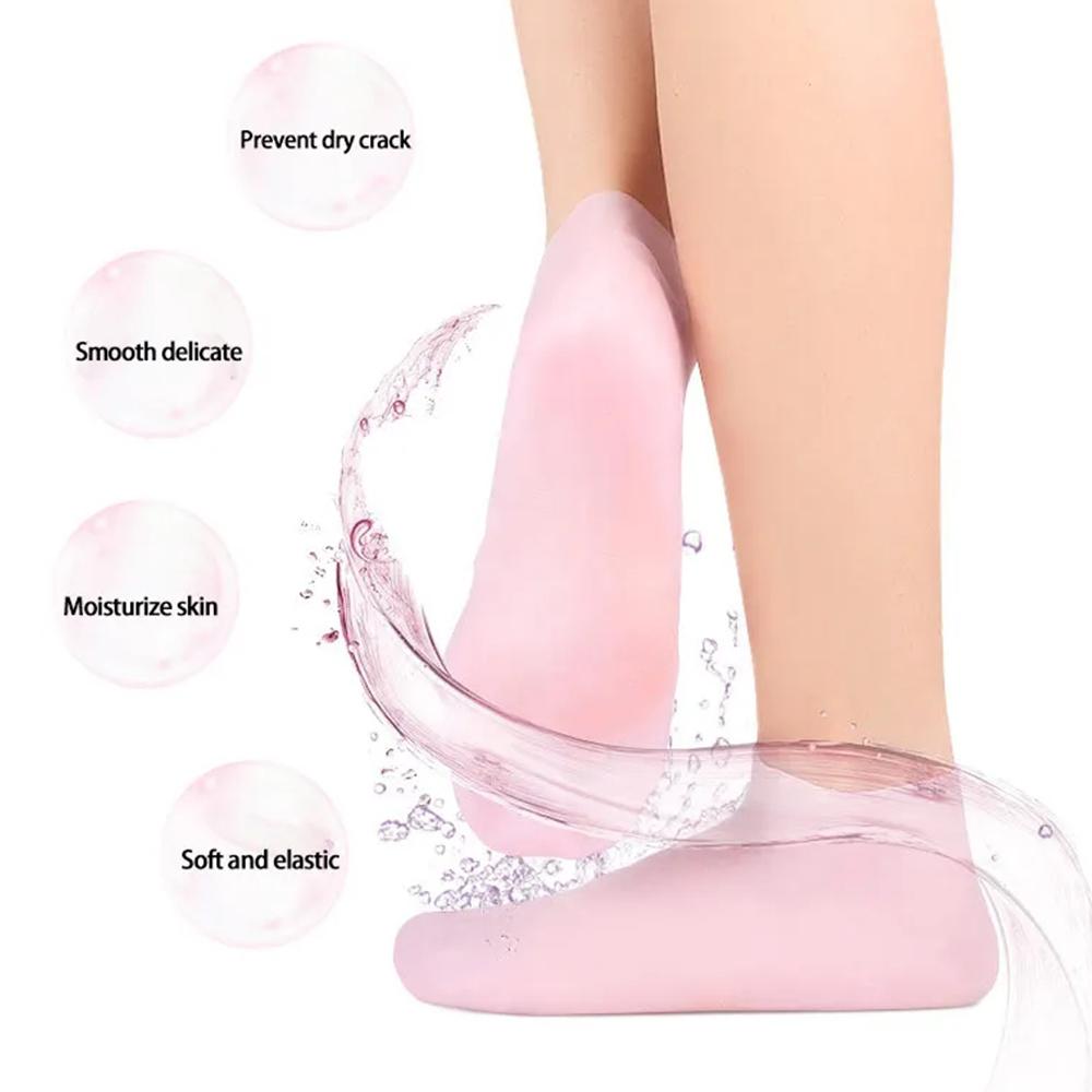 ถุงเท้าซิลิโคนดูแลเท้า 1 คู่ แ - Foot Mask Peeling บทวิจารณ์และราคา