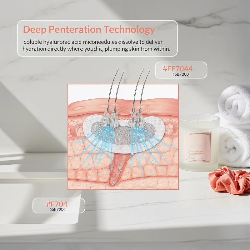 แผ่นแปะใต้ตาให้ความชุ่มชื้น เท - Microneedle Patch Eye บทวิจารณ์และราคา