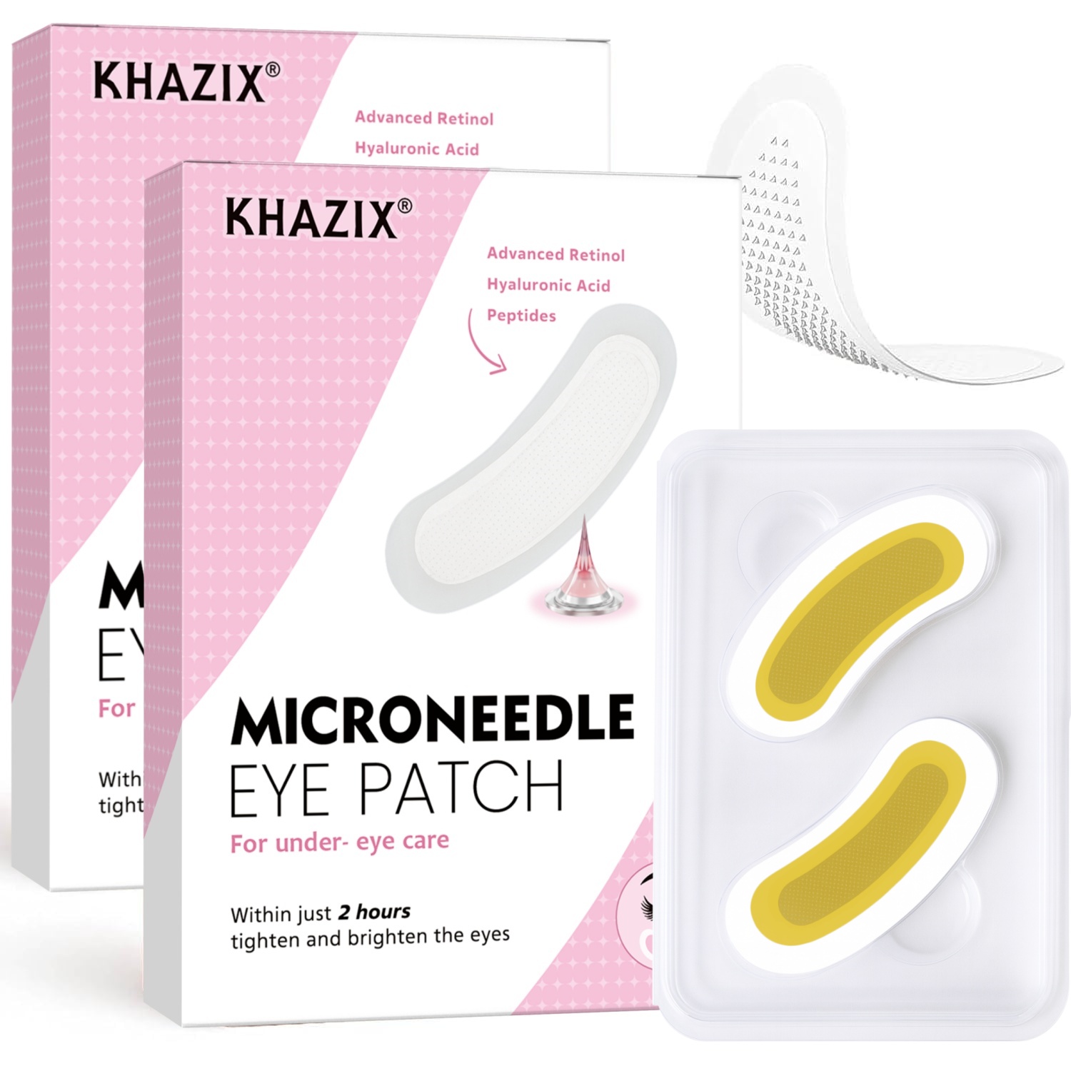 แผ่นแปะใต้ตาเรตินอลไมโครนีดเดิ - Microneedle Patch Eye บทวิจารณ์และราคา