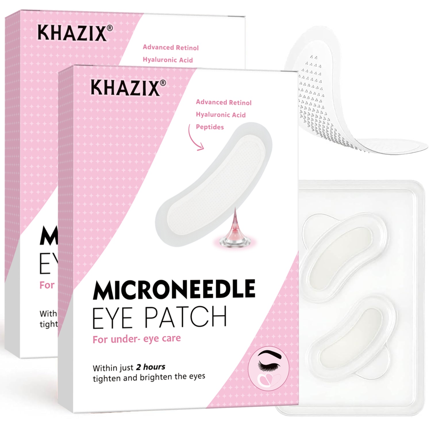 แผ่นแปะใต้ตาเรตินอลไมโครนีดเดิ - Microneedle Patch Eye บทวิจารณ์และราคา