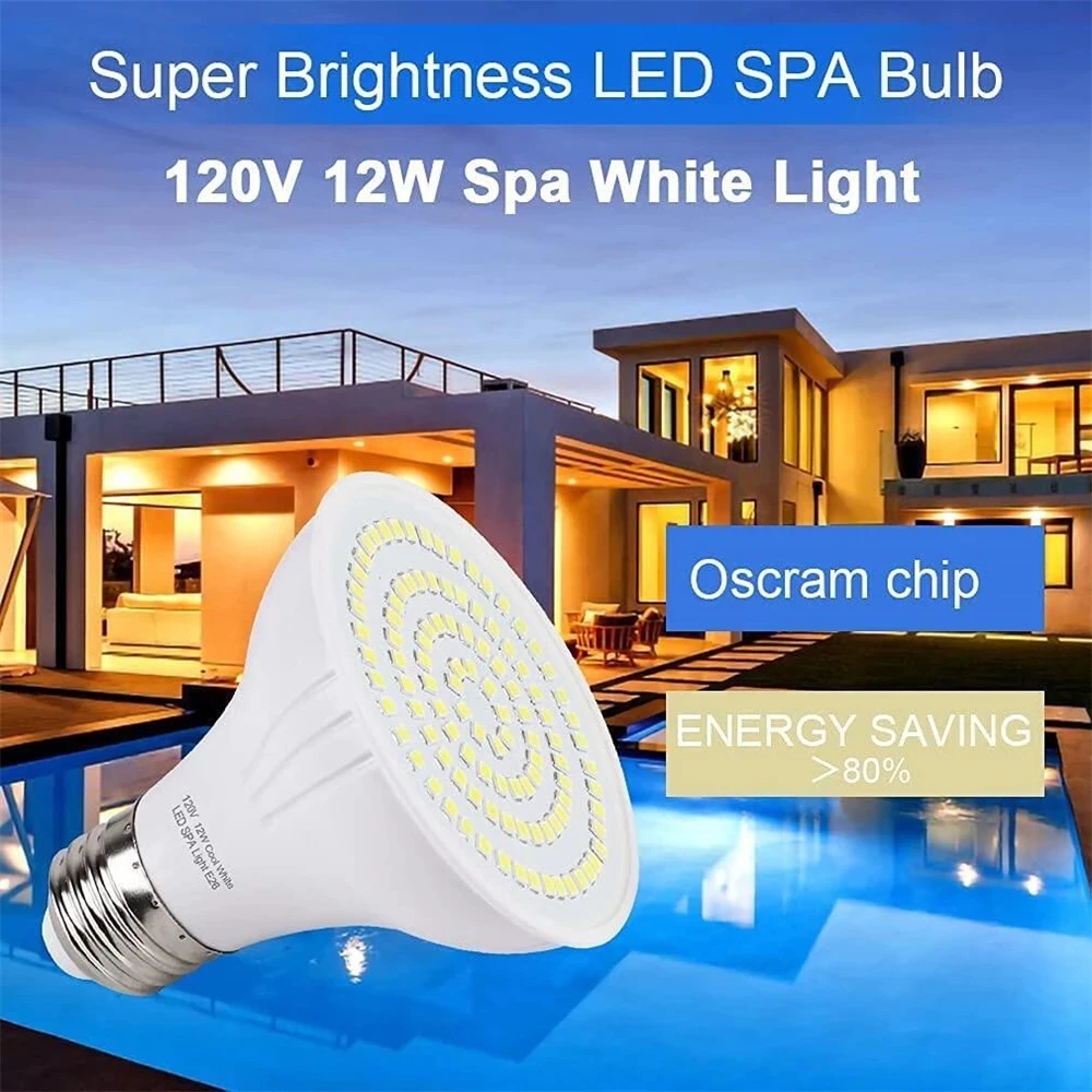 ไฟ LED สระว่ายน้ํา E27 E26 หลอ - Xy Spa & Wellness Photos บทวิจารณ์และราคา