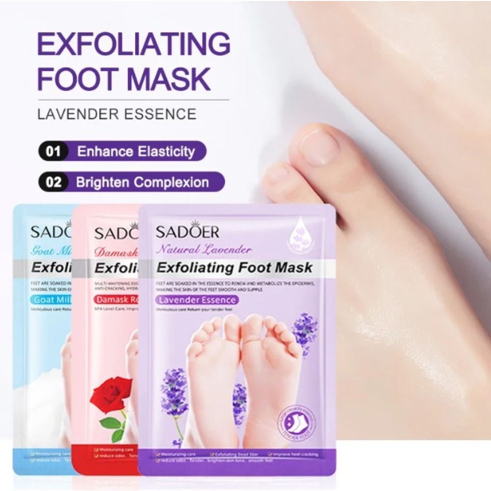 นมลาเวนเดอร์ Foot Mask Moistur - Foot Mask Peeling บทวิจารณ์และราคา