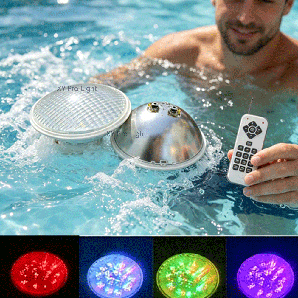ไฟใต้น้ำ LED RGB 45W 18W 24W 3 - Xy Spa & Wellness Photos บทวิจารณ์และราคา